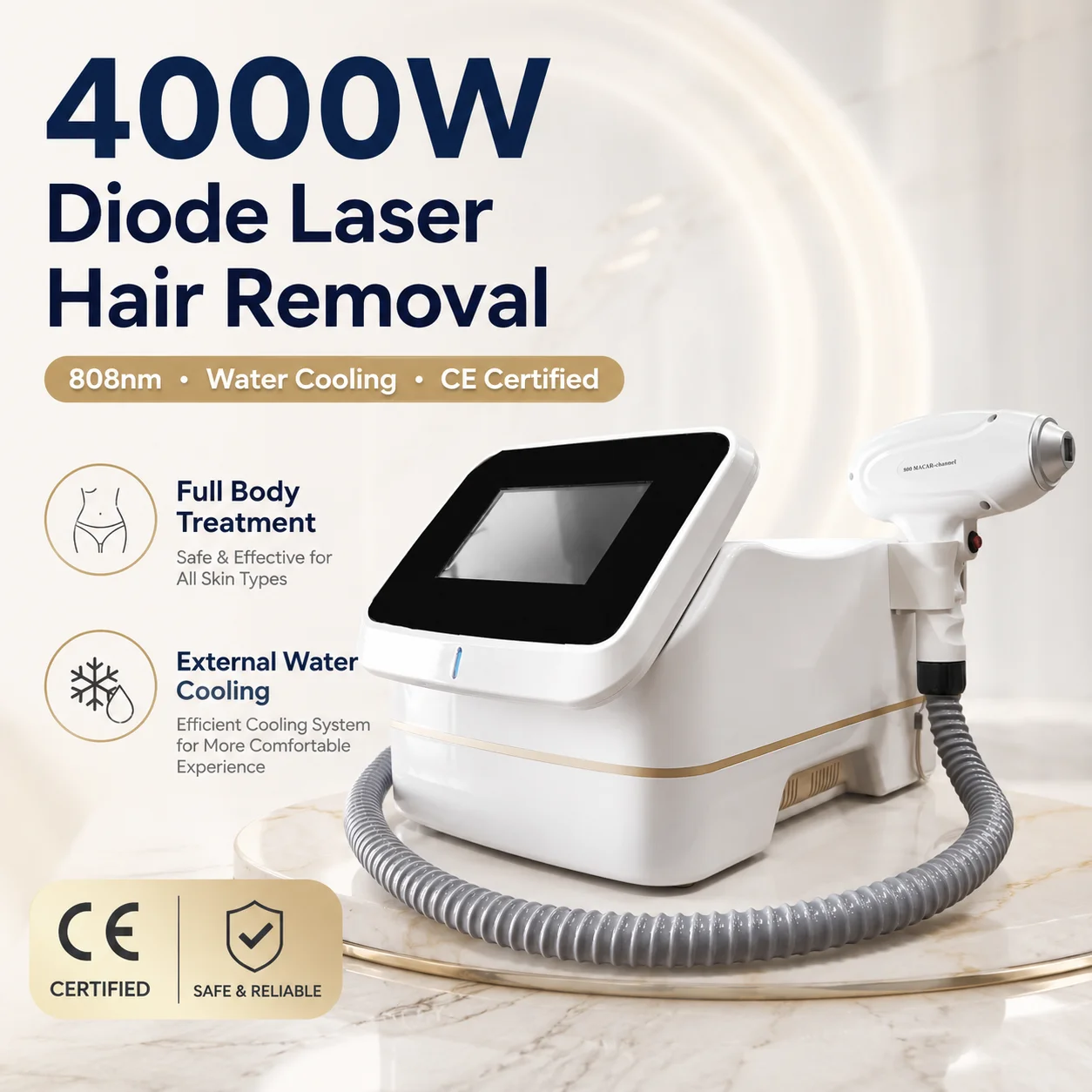 Mini Ice Platinum Epilator 808nm Diode Laser Hair Removal 4000w Depilator Machine Home Skin Rejuvenation Hair Removal Top Choice