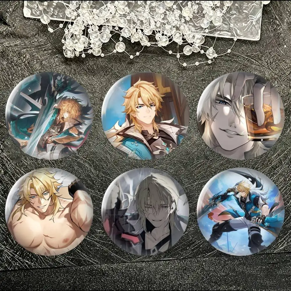 Varka Genshin Impact  Tin badges in 25/32/44/58/75mm, brooch pins for accessories & gifts,Souvenir.