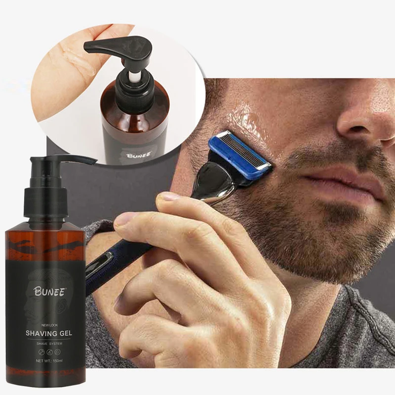 1pc / 3pcs 150ml Men shaving gel Glycerol styling softening refreshing shaving foam beard Skincare