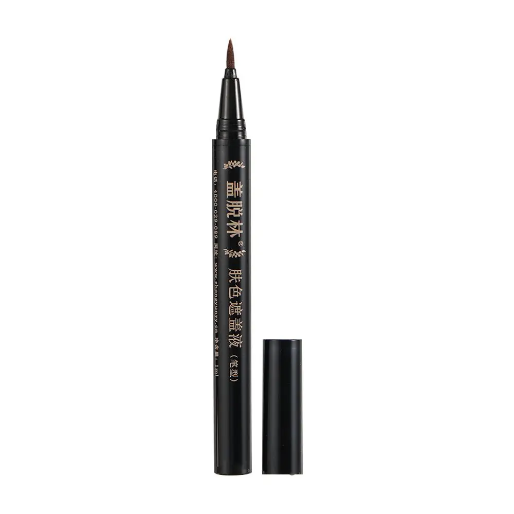Plant Essence Skin Body Care Natural Tattoo Concealer Liquid White Spots Concealer Camouflage Makeup Vitiligo Scars Cover Pen