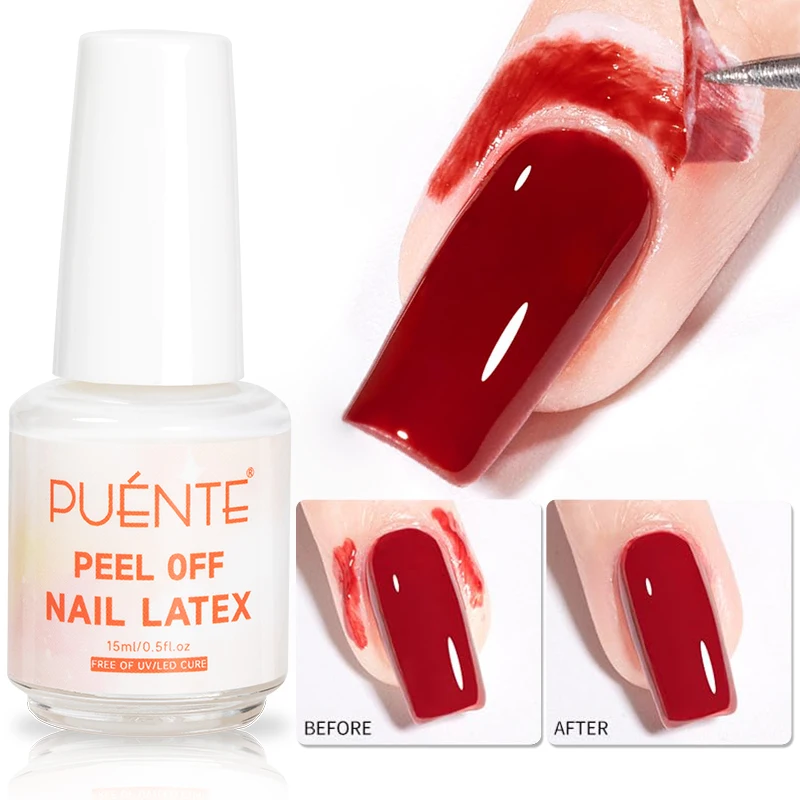15ML Peel Off Nail Latex Nail Polish Liquid Anti-Overflow Glue Edge Protection Nails Edge Skin Care Protector For Manicure