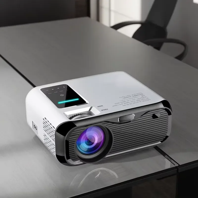 E501H Home Theater Native 1080P HD LED Projector USB Android 9.0 Smart Video Portable LCD Projectors for Teaching Meeting