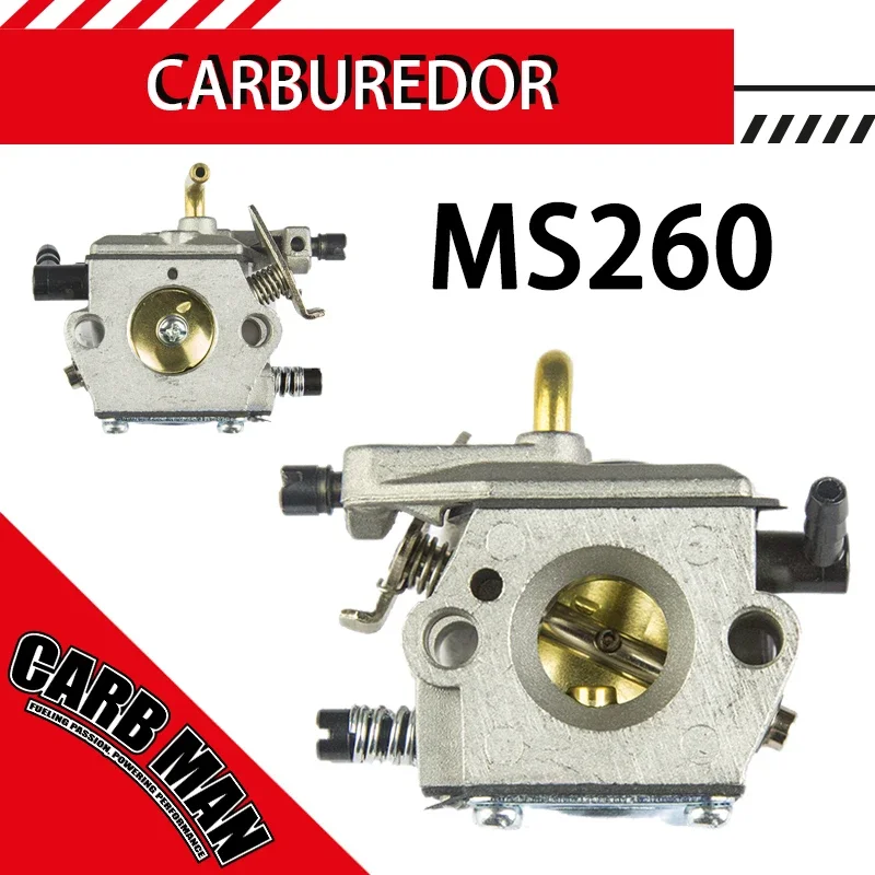 Carburetor MS260  For STIHL 024 026 MS240 MS260 024AV 024S Replace Walbro WT194 Carb Accessories Outdoor Garden Power