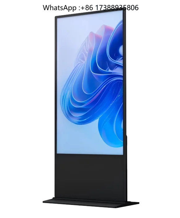 43 49 55 65 Inch HD Stand Poster LCD Digital Signage and Advertising Display with WIFi/USB/CMS for Ads Panel Screen