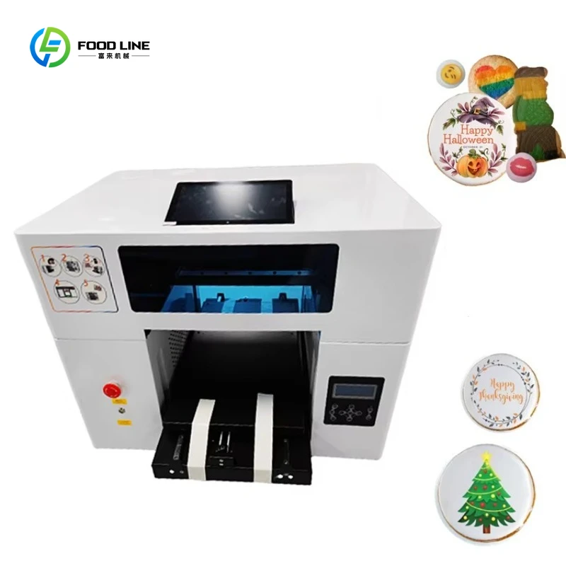 Edible Ink A3 Printer for Cake Cookie Macaron Topper High Resolution Fast Drying for Dessert Shop Bakery Lab Custom
