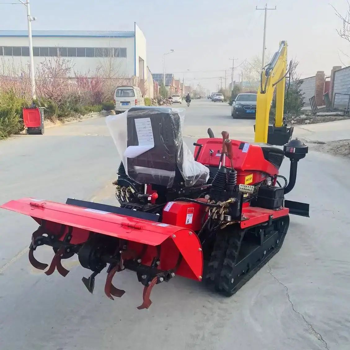 Customized 25HP Diesel Tiller Heavy Duty Deep Cultivation Greenhouse Orchard Plowing