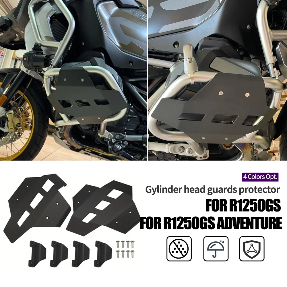 Motorcycle Cylinder Head Guards Protector Cover For BMW R 1250 GS ADV 1250GS R1250GS Adventure Engine Guards 2022 2021 2020 2019