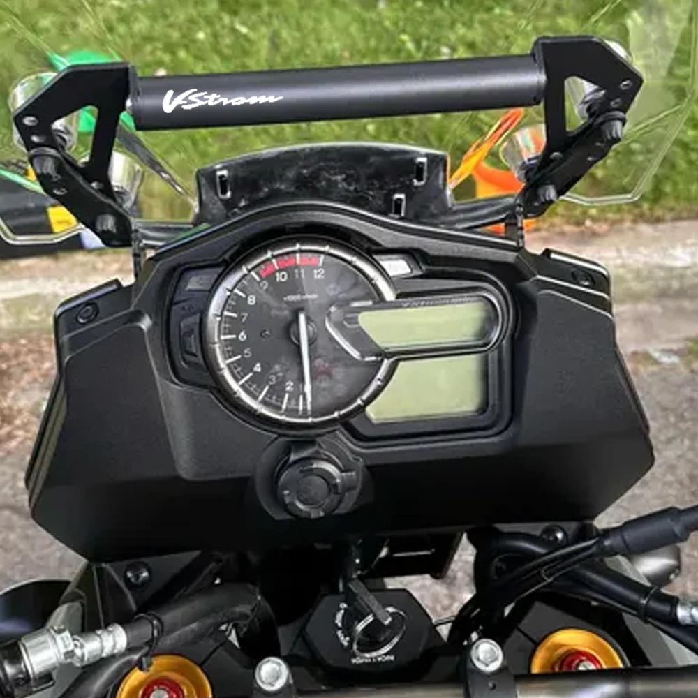 VStrom 1000 DL1000 2014-2020 12MM Handlebar Holder Navigation Bracket For Suzuki V-Strom DL 650 DL650 DL650XT Charger 2017~2025