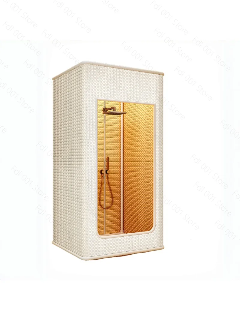 New Square Shower Curtain Winter Warm Shower Cover Bathroom Bath Tent Bathroom Waterproof Curtain Cotton Padded Thickened Net