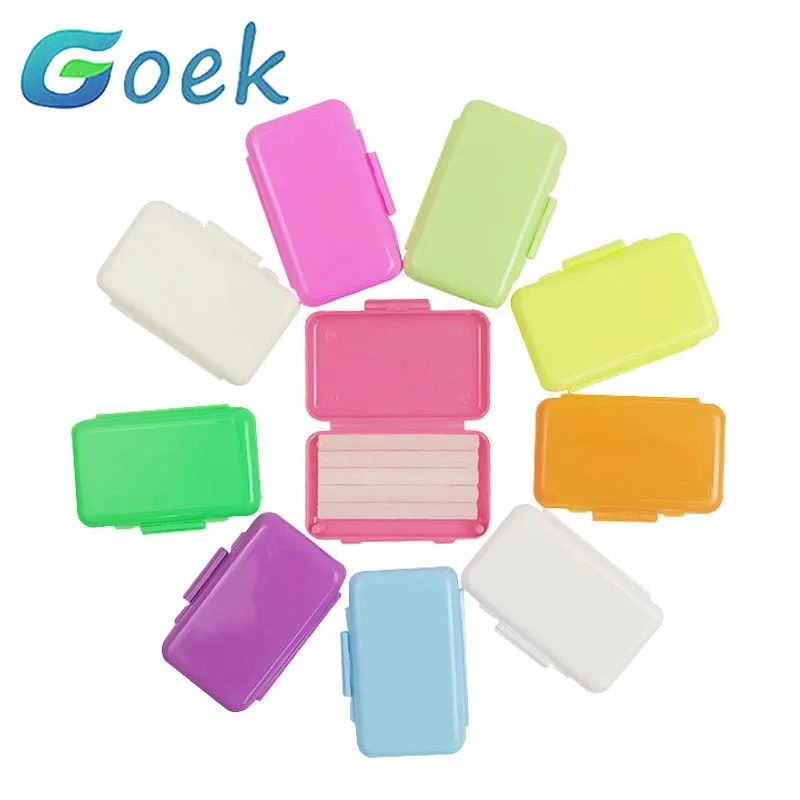10 Boxes Dental Orthodontic Wax Oral Hygiene Tool Teeth Whitening 10 Type Relief Wax Sticks for Braces Gum Irritation Materials