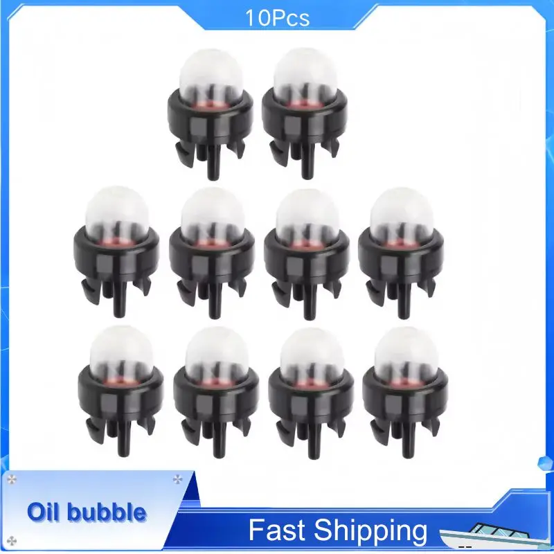 10 Pcs Carburetor Oil Bubble Light Bulb Petrol Snap in Primer Fuel Bulb Pump Kit For Chainsaws Trimmer Brush Cutter Carburetor