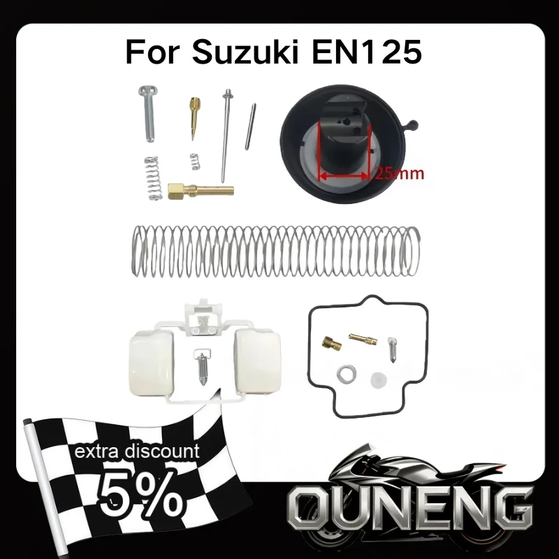 For Suzuki EN125 EN125-1A HJ125K GS125 GN125 YAMAHA FZ16 SZ16 BYSON FZS Motorcycle Carburetor Repair Kit