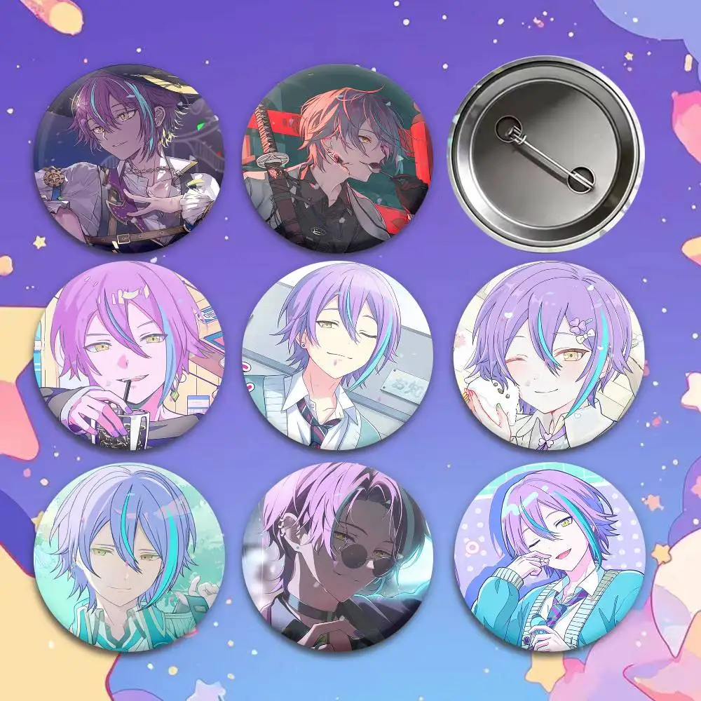 K-Kamishiro R-Rui  Button Pins Backpack Clothing Decor Brooch Badge Jewelry Gifts for Kids