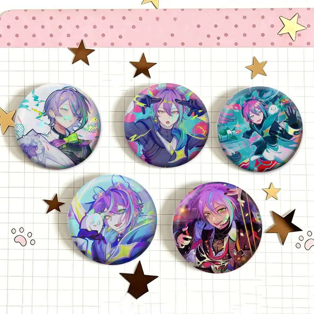 P-Project S-Sekai K-Kamishiro Rui   Laser Badge Applicable For Backpack Clothes Hats Decor Creative Accessories