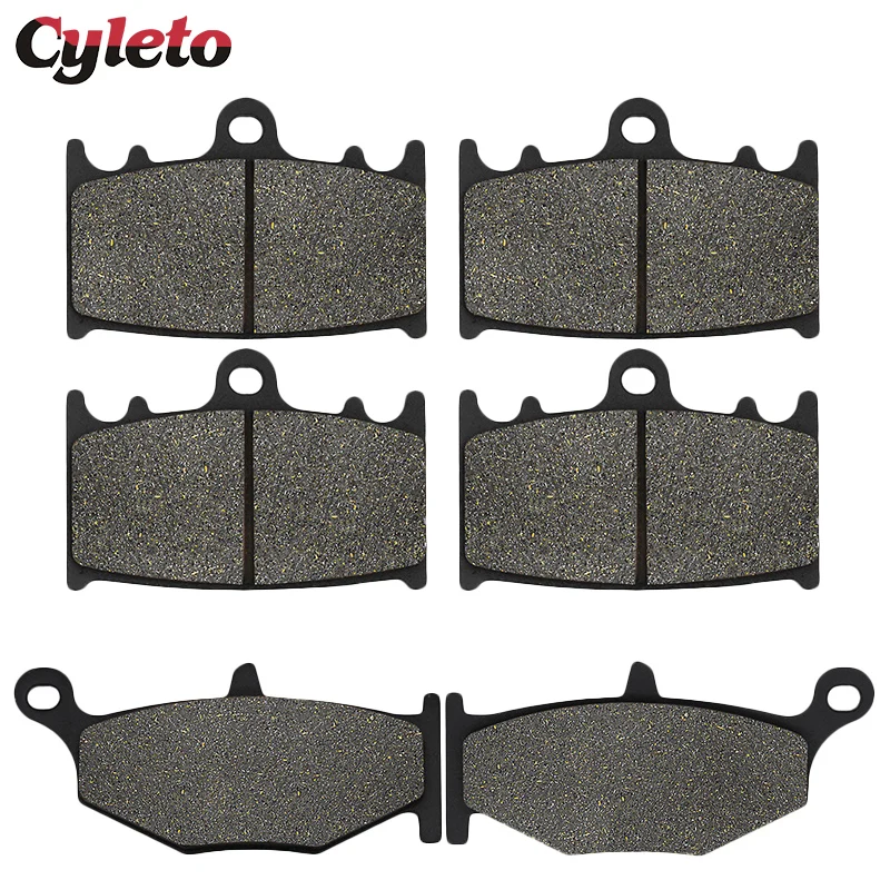 Cyleto Motorcycle Accessories Front or Rear Brake Pads for Suzuki GSR400 GSR 400 K6 K7 K8 2006-2008 GSR600 GSR 600 2006-2010