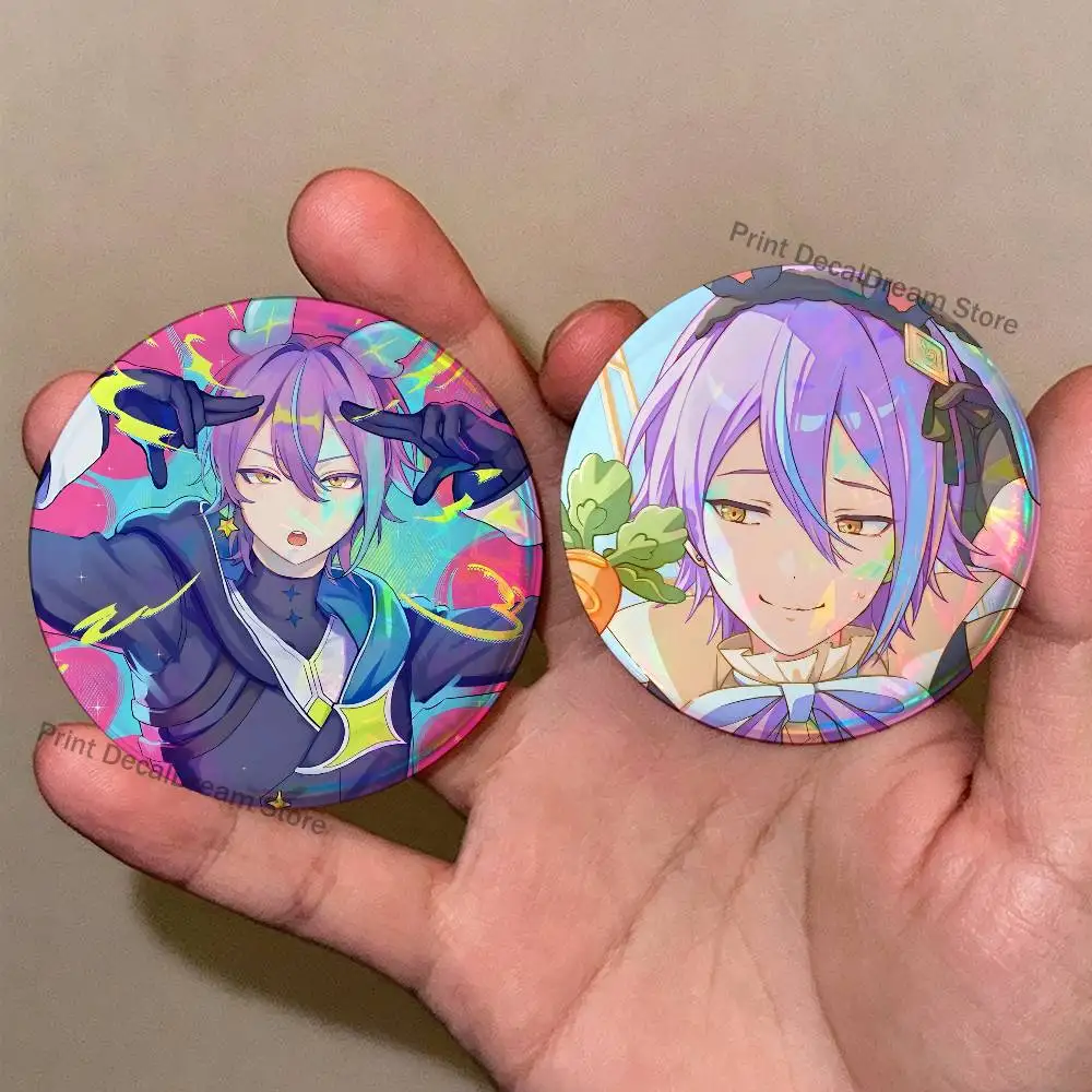 PJSK R-Rui Kamishiro 22mm,32mm,42mm,58mm,75mm Round Badge Brooch For Various Clothing Backpacks Jewelry Accessories Gift