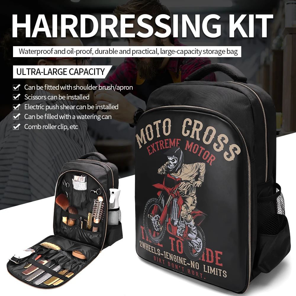Barber Bag Organizer for Clippers Portable Clipper Bags and Cases for Men Backpack High-capacity Barber Supplies Tools Storag ﻿