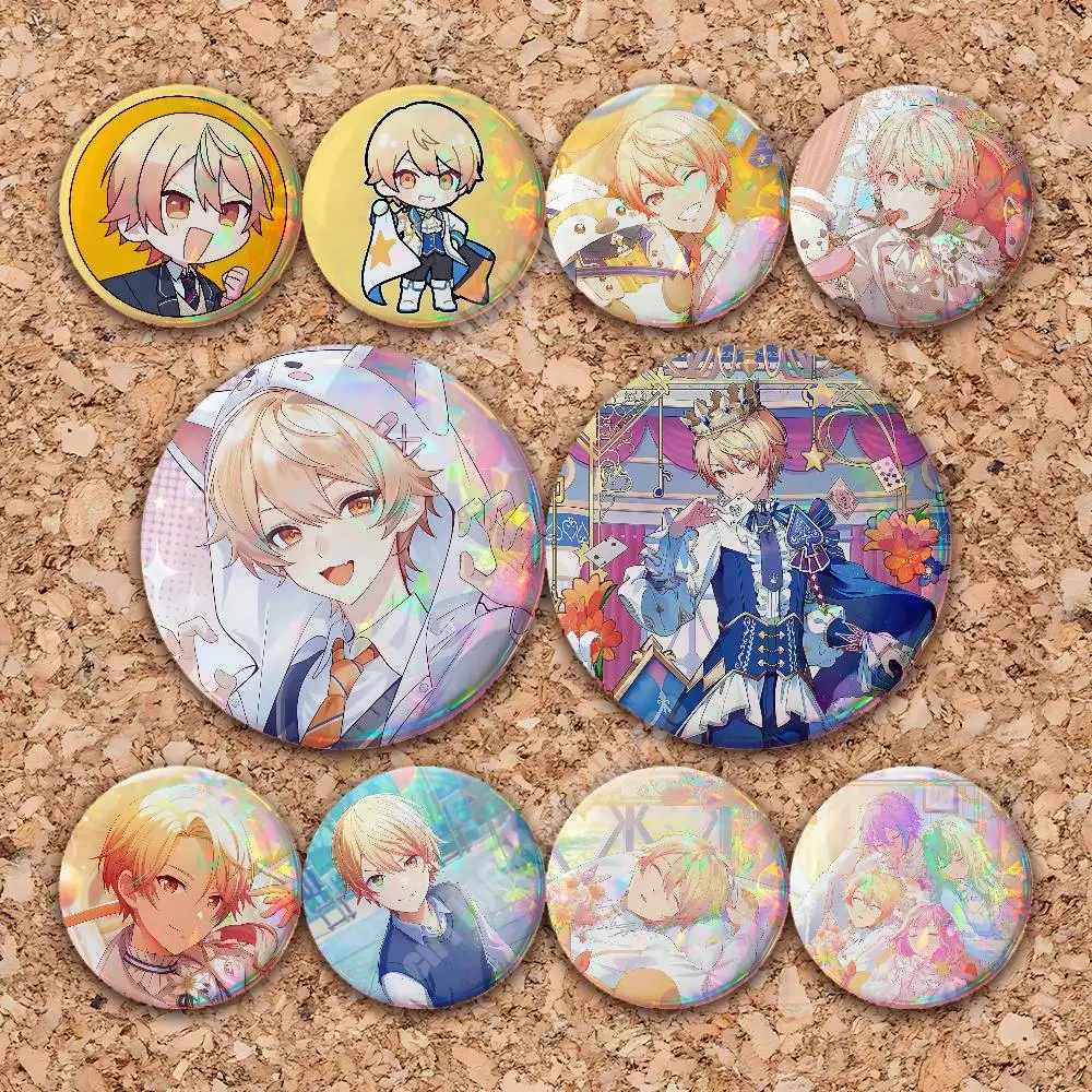 Tsukasa Tenma Wonderlands Showtime Button Badge 2PC Sets for Bags & Clothes & Accessories Metal Pin Creative Gift