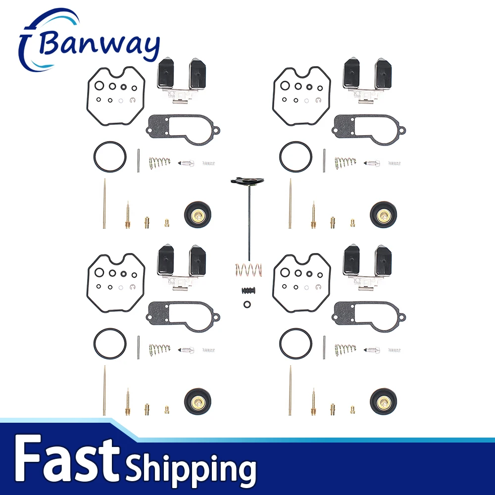 4x For Honda CB650 1979-1980,CB650C Custom 1980 CARBURETOR REPAIR KIT