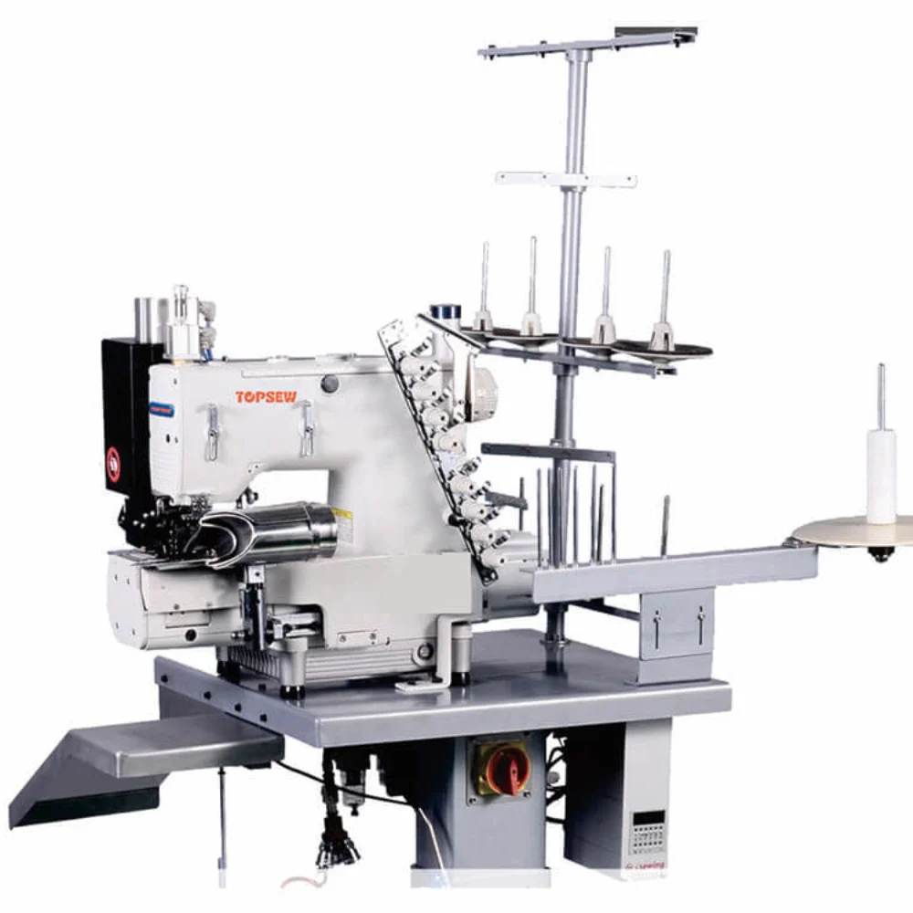 ATV&UTVHigh Speed Multi Needles Thread Trimmer Needle Feed Heavy Weight Industrial Sewing Machine Jeans and Causal for Garment