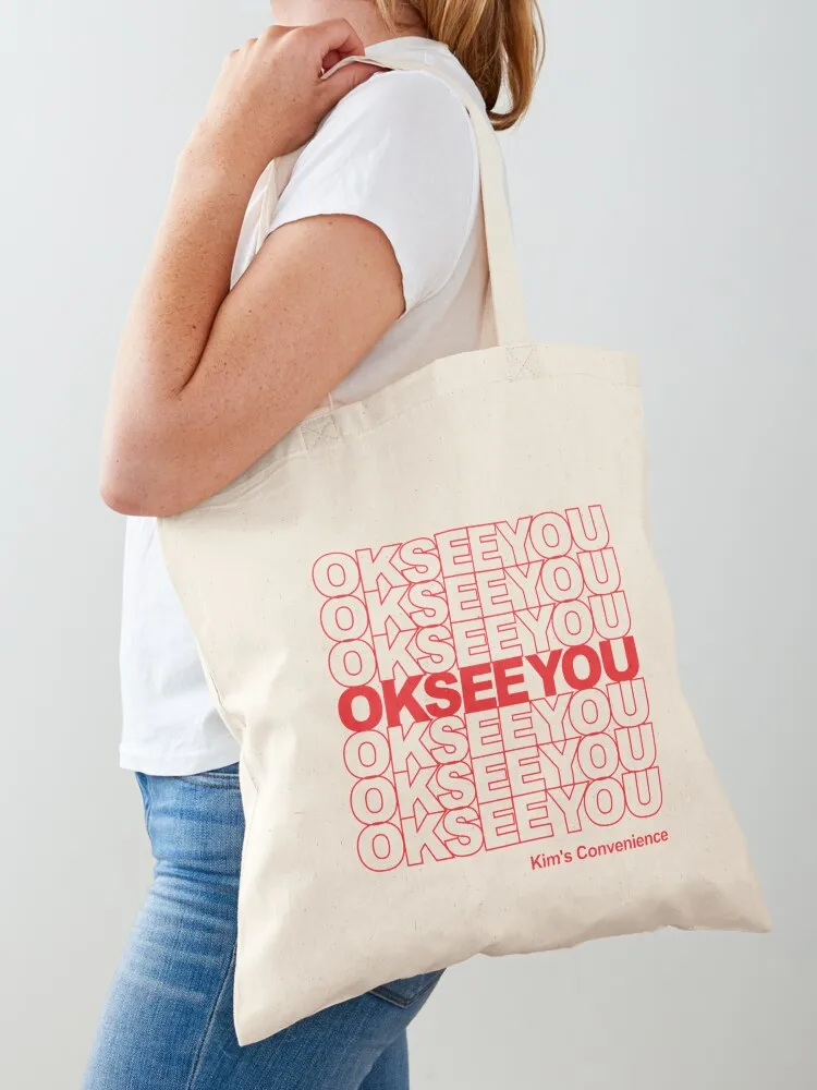 OKSEEYOU - Funny Kim Convenience Saying T-Shirts Gift For Fans, For Men and Women Tote Bag female bag shopping bags foldable