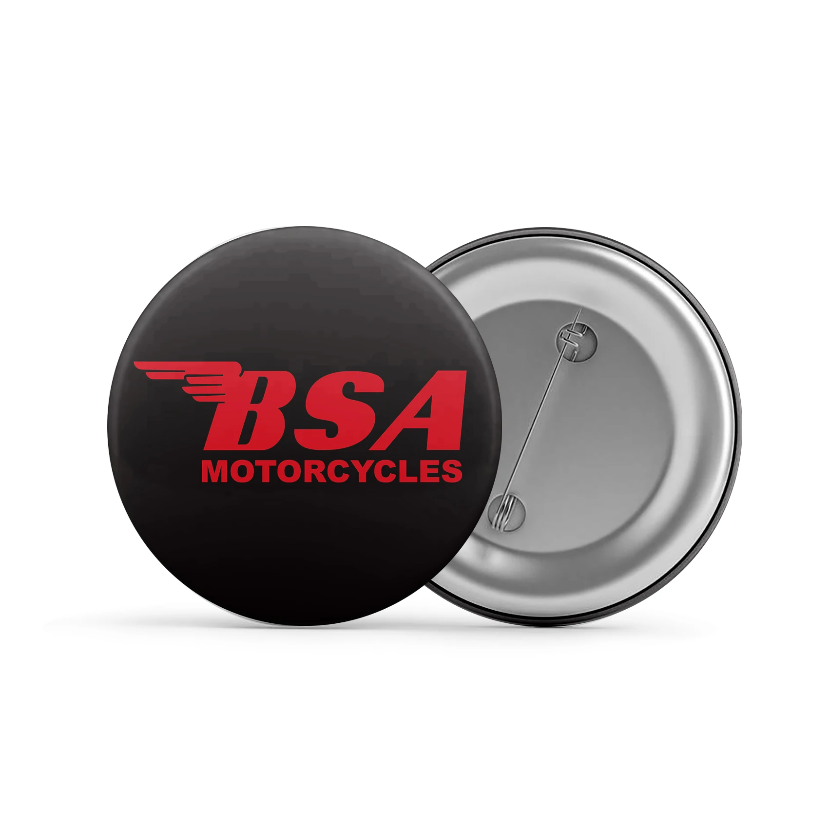 Bsa Motorcycles Brooch Badge Backpack Accessories Outdoor Advertising Decor Support Custom Metal Badges Gifts Souvenir HZ-201