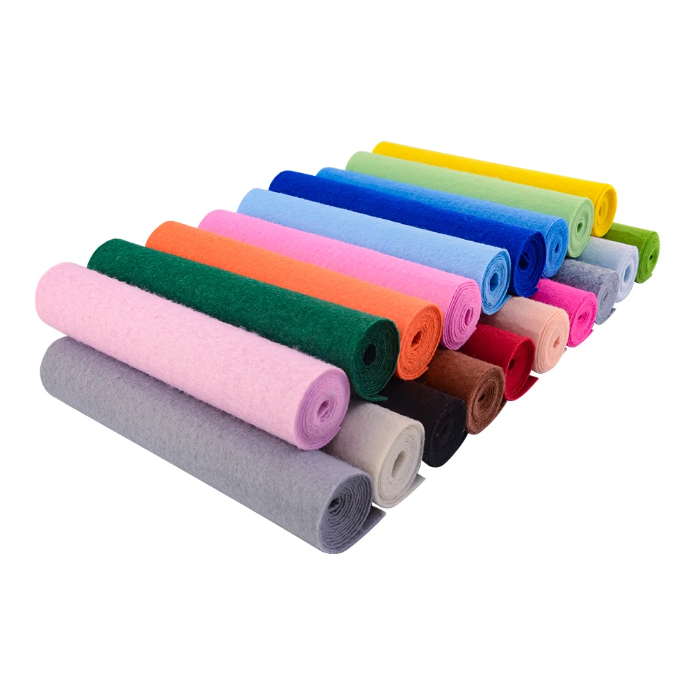 Felt Fabric Sheet 20x30cm, 30x30cm for DIY Sewing Dolls Crafts Material, Billboard Wedding Decor Cupma Tradmarks 1mm Thick