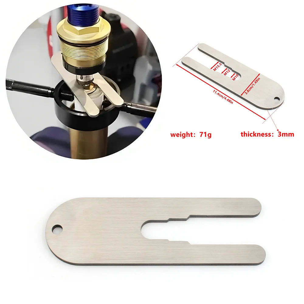 1pc Universal Motorcycle Fork Repair Damper Rod Holding Tool 10mm 12mm 15.5mm