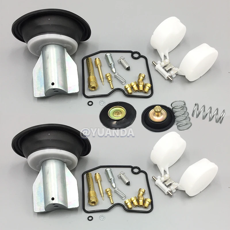 Motorcycle Carburetor repair kit FOR Kawasaki W650 BJ650 BJ W 650 1999-2003 Vacuum diaphragm plunger floating seal ring parts