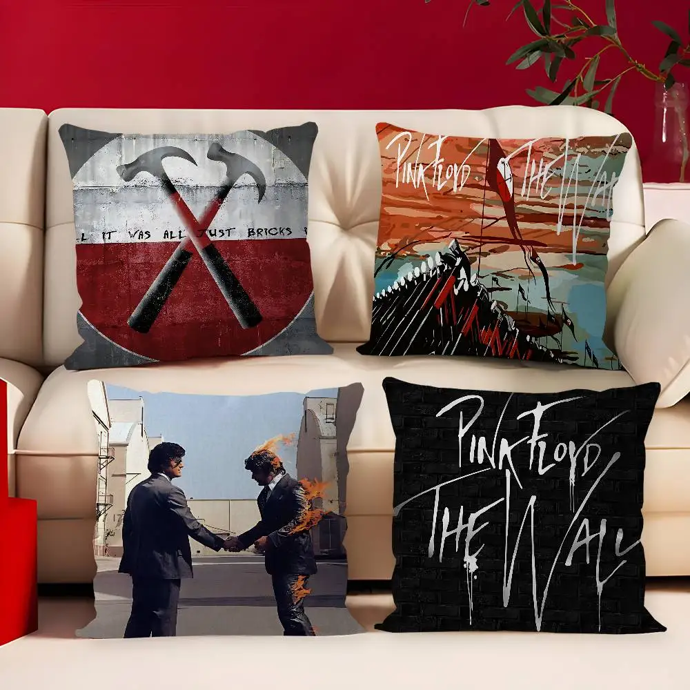 P-Pink-F-Floyds Rock Band Cushion Cover Pillowcase Upholstery Sofa Throw Pillow Home Decor Pillowcas