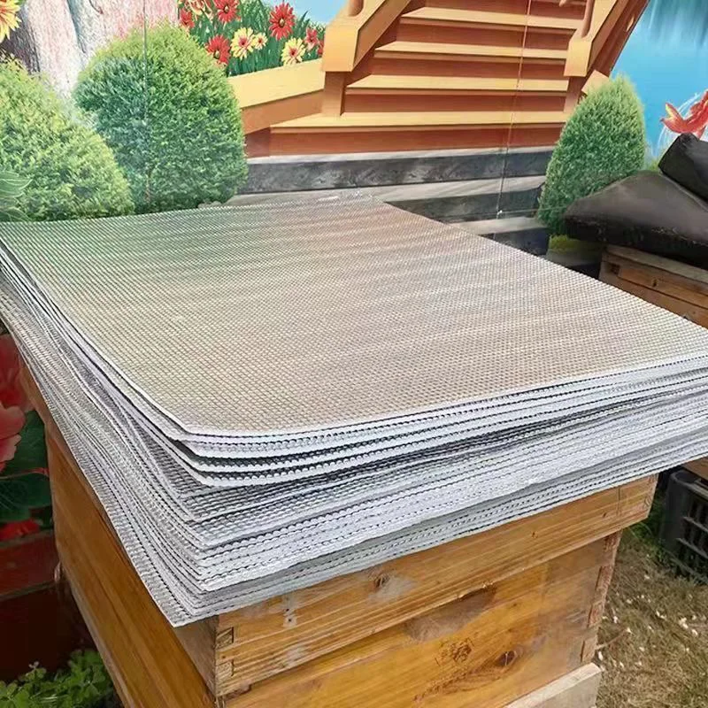 10PCS Beehive Reflective Film Heat Insulation Cover Coating Sunscreen Rainproof Silver Cooling Sunshade Beekeeping Tool Supplies