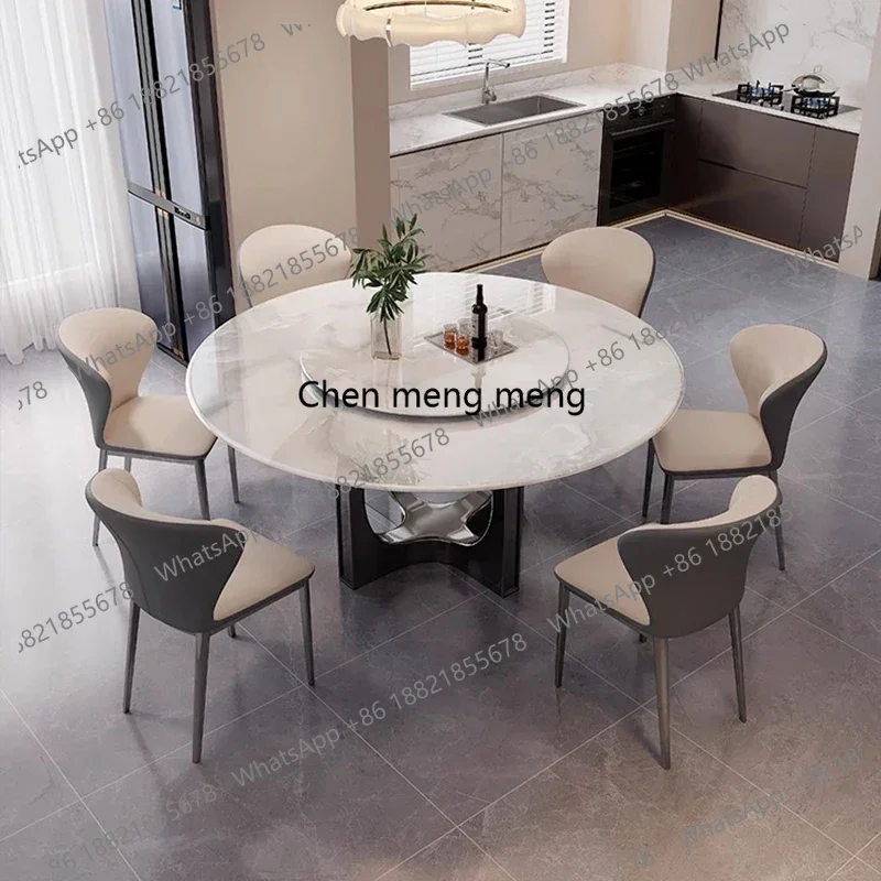 Rotate Coffee Dining Table Round Mahjong Computer Gaming Cheap Balcony Makeup Luxury Dining Table Lounge Mesa Kitchen Furniture