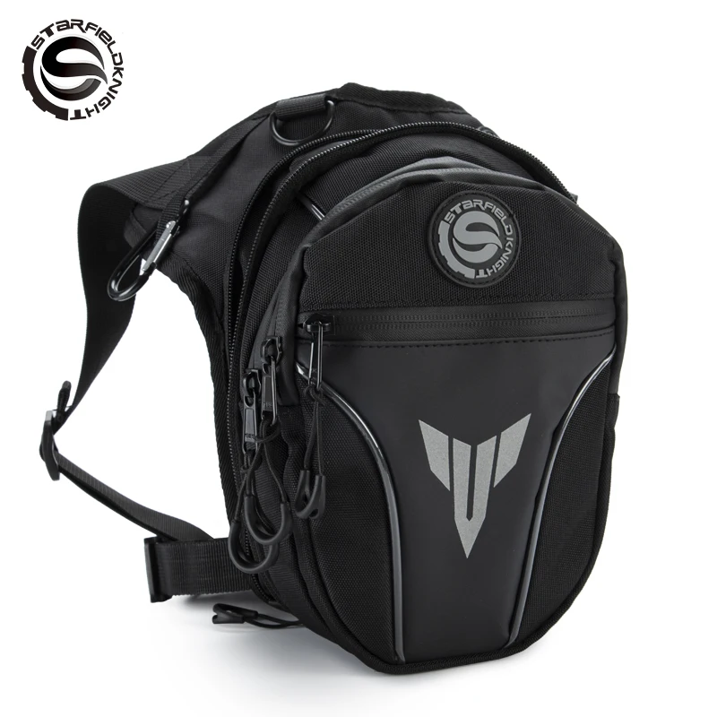 Star Field Knight Motorcycle Drop Leg Bag Waist Bag Chest Pack Multifunctional Men Women Riding Gears Package Waterproof Fabric