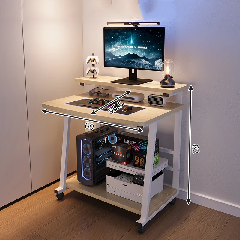 Shelves Pc Study Computer Desks Students Gaming Makeup Standing Computer Desks Notebook Keyboard Escritorios Trendy Furniture