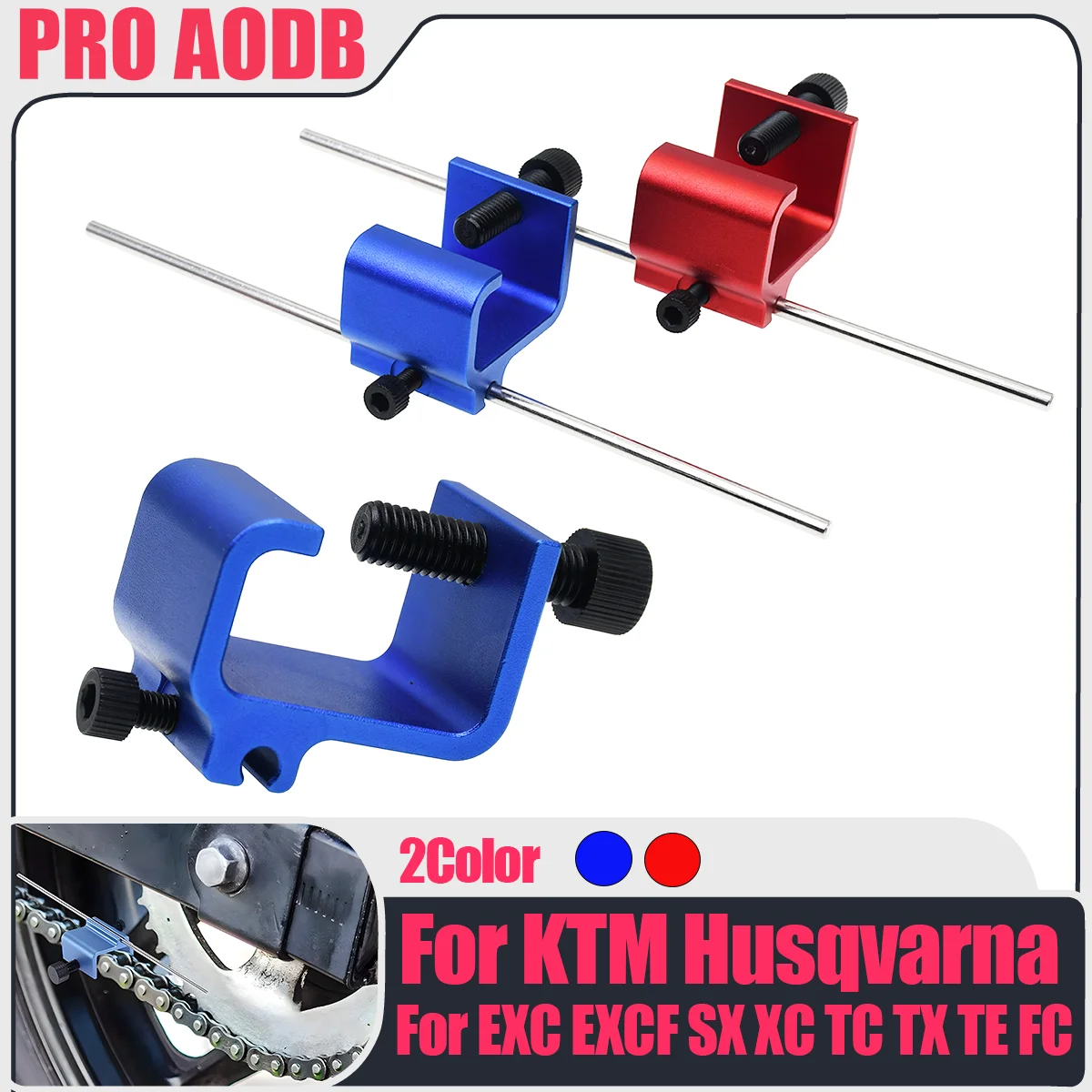 Universal Parts Chain Alignment Tool Quick Accurate Alignment Tool for KTM Honda Motorcycle ATV Bike Sprocket Sport Dirt Bike