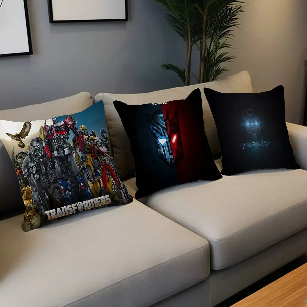 Fashion T-Transformers Personalized Pillow Dust Cover Bedroom Kids Party Decoration Pillowcase Birthday Children Gift