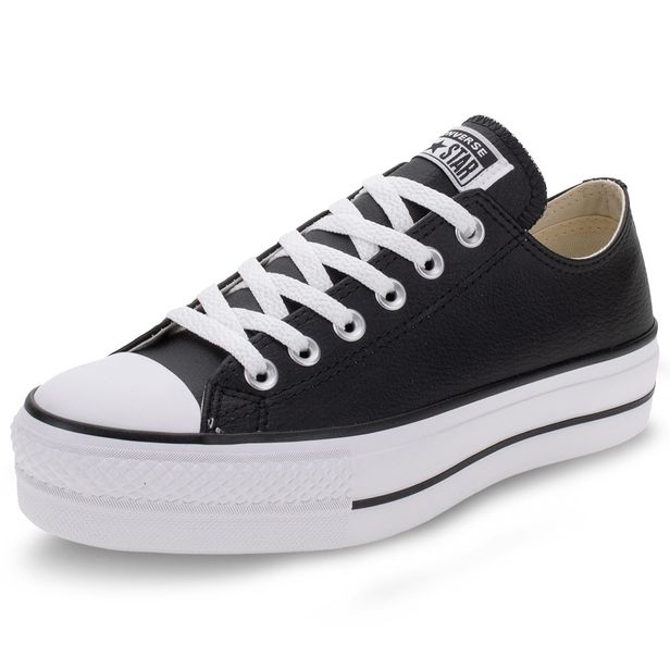 Tênis Feminino Chuck Taylor Platform Converse All Star - CT0983 PRETO 34