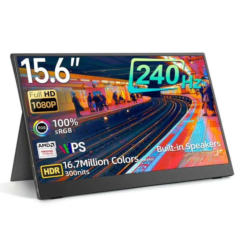 15.6 inch 1080P high brush e-sports PS5 mobile phone switch game portable monitor