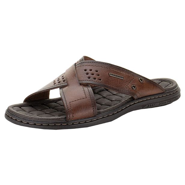 Chinelo Masculino Anilina Pegada - 131222 CARAMELO 38