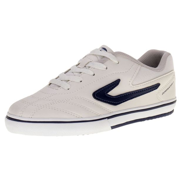 Chuteira Infantil Dominator Jr. III Topper - 4132752 BRANCO/AZUL 28