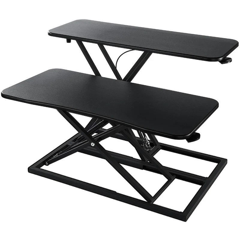 Monitor heightening bracket, keyboard adjustable lifting computer desktop table, notebook standing office