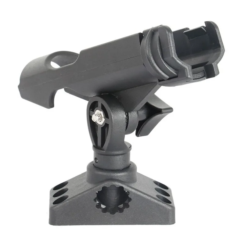Universal 360° Rotatable Fishing Rod Holder Adjustable Bracket Socket Mount Base for Yacht Kayak Boat Marine Fishing Accessories