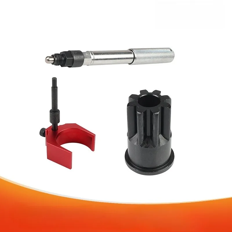 J-42083 Automatic Timing Pin+9U-7227 Injector Height Adjustment Gauge Tool+Engine Barring Socket for Caterpillar CAT 3406E