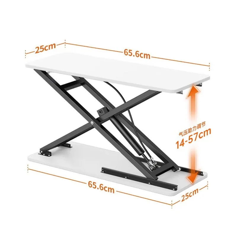 Monitor lift bracket, adjustable height Standing office computer desk Notebook lift bracket