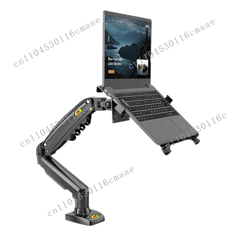 dual-screen monitor bracket, notebook bracket, rotating telescopic belt tray, lifting adjustment and height increase frame