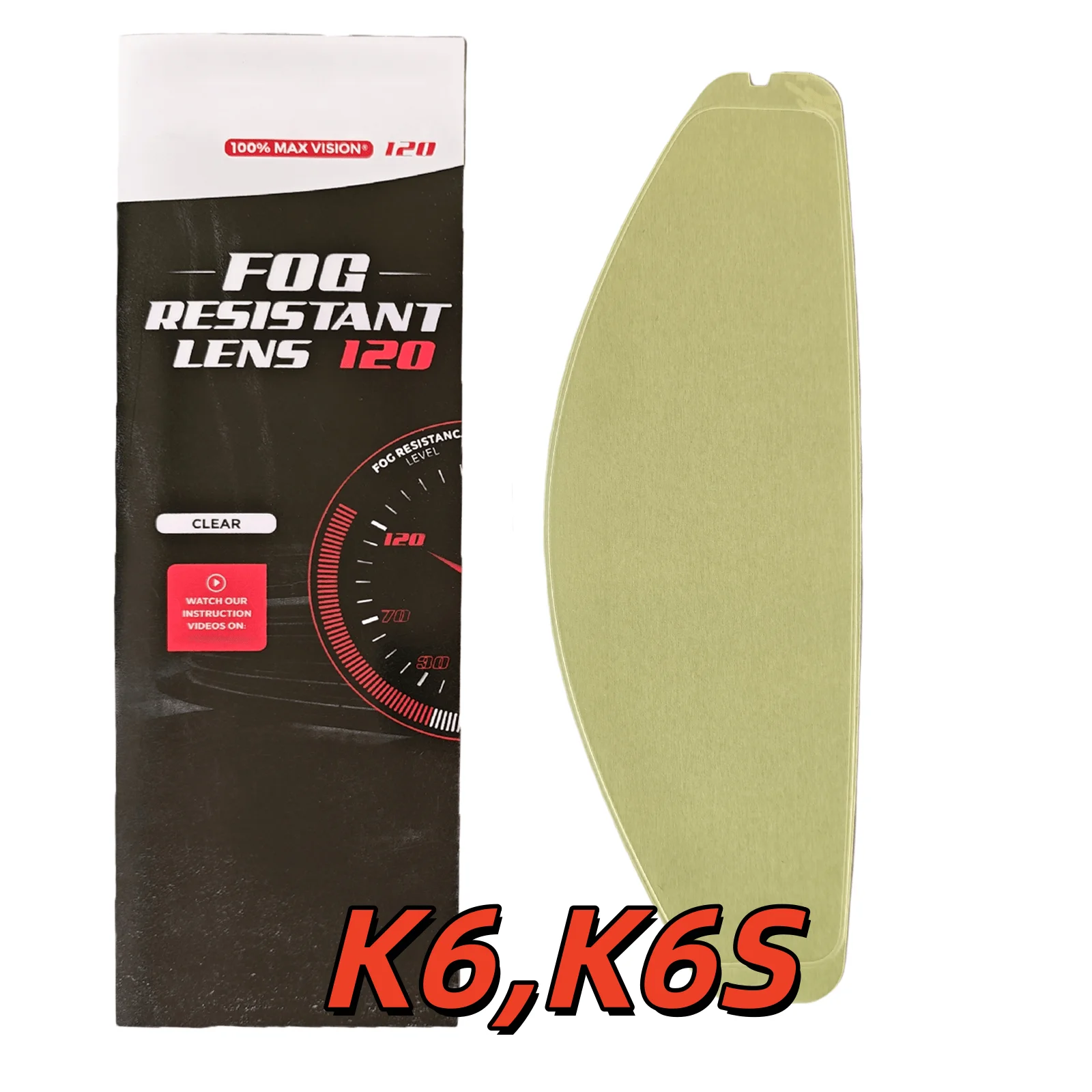 K6 Anti Fog Insert for AGV K6,K6S Motorcycle Helmet Visor Anti Fog Film