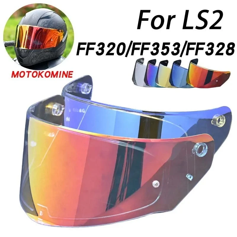 Visor for LS2 FF320 Stream FF353 Rapid FF328 FF800 Motorcycle Helmet UV Protection Windshield Accesorios Motos Anti Fog Stickers