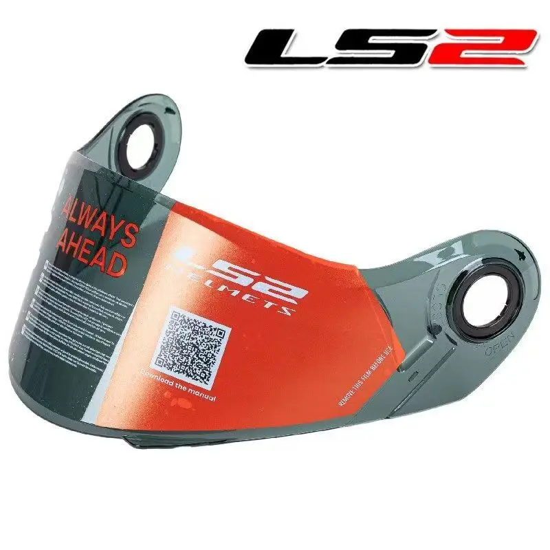 LS2 Ff370 Flip Visor for Motorcycle Helmet, Lente Antiniebla Colorida, Dual Lens Modular Helmet for LS2 FF394 FF386 FF325