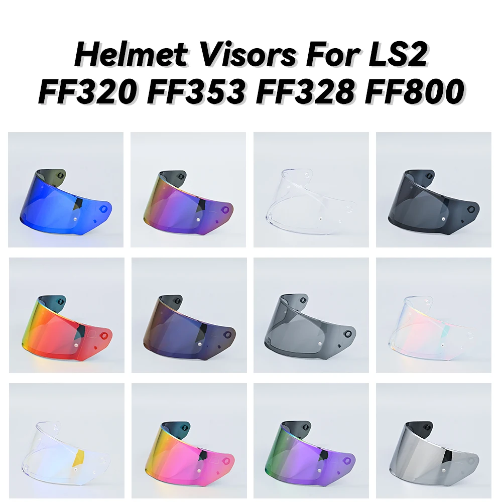 Helmet Visors for LS2 FF320 Stream FF353 Rapid FF328 FF800 ,Motorcycle Helmet Replace Shield Lens