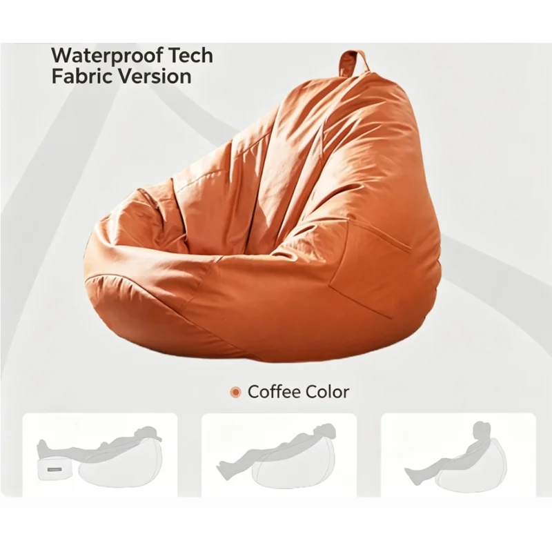 OTAUTAU Outdoor Waterproof Bean Bag Cover No Filler Garden Beach Camping Swimming Pool Floating Beanbag Pouf Chair Oxford DD022